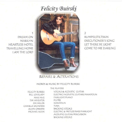 Repairs and Alterations cd cover